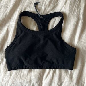 Vuori Black Racerback Sports Bra